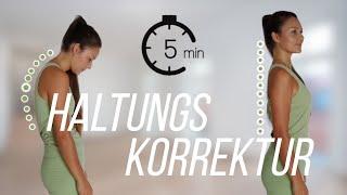 WAND PILATES - 5-Minuten Gerader-Rücken-Workout für eine Bessere Haltung