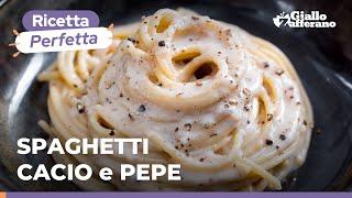 SPAGHETTI WITH PECORINO AND PEPPER (CACIO E PEPE): Authentic Italian recipe by Giallozafferano