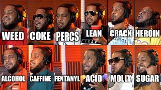 Rapping on 12 different drugs