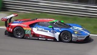 Ford GT LM GTE 24h Le Mans Car - Twin Turbo V6 Sound @ Monza Circuit!