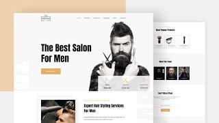 How To Build A Barber Shop Website Without Coding Using Free Template