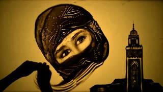 Sand art "Beautiful Morocco" by Kseniya Simonova - Рисунки песком "Марокко" (Ксения Симонова)