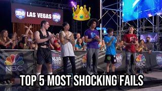 Top 5 ANW14 Shocking Fails | NINJA EMPIRE 