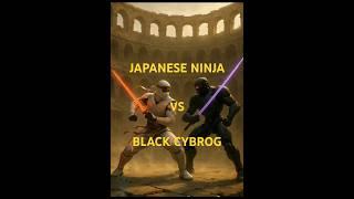 The Colosseum Challenge:  Japan Ninja Vs Black Cybrog  #aiart #colosseum