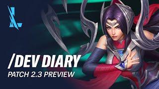 /dev diary: Patch 2.3 Preview - League of Legends: Wild Rift