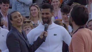 Tennis - Hurlingham 2024 - Novak Djokovic : "I asked Ibrahimovic, Fritz and Wawrinka for my knee..."