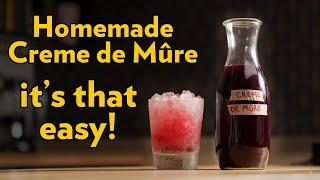 How to make Blackberry Liqueur! Creme de Mûre