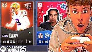 OPENING MY PREORDER PACKS FOR COLLEGE FOOTBALL 25 ULTIMATE TEAM! WHICH CARDS SHOULD YOU CHOOSE?