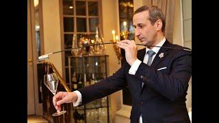 Meilleur sommelier de France Xavier Thuizat évoque la place essentielle de la sommellerie au Crillon