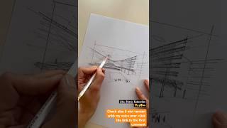 ️How do I draw architecture sketches #architecturesketch