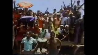 Bob Marley funeral 1981, the biggest funeral in Jamaica's history.  (no copyright)