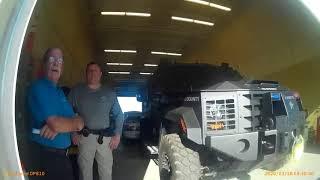 COPWATCH TRYS 2 DO STORY ON CHARLOTTE COUNTY,SHERIFF TANK,COP SAID ITS PRIVATE PROPERTY,