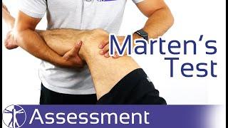 Marten's Test | Anterior Cruciate Ligament (ACL) Tear
