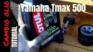 TUTORIAL: Cambio olio motore Yamaha TMAX 500 [reset spia OIL]