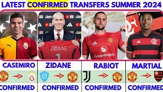 ZIDANE TO MAN UNITED LATEST CONFIRMED TRANSFER NEWS SUMMER 2024, MARTIAL TO FLAMENGO,