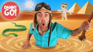 The Floor is Quicksand: Pyramid Adventure!   Floor is Lava Dance Game | Danny Go! Songs for Kids