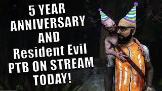 5 YEAR ANNIVERSARY AND PTB ON STREAM TODAY! Dead By Daylight