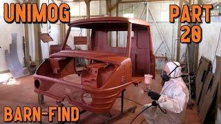 Unimog Barn Find. Part 20 - Time for Paint!