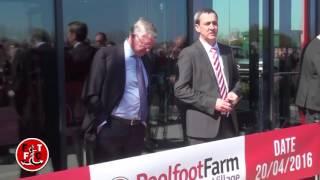 EXCLUSIVE FOOTAGE: Sir Alex Ferguson officially opening Fleetwood Town's new training complex