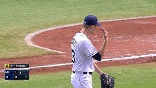 Odorizzi walks off the mound prematurely