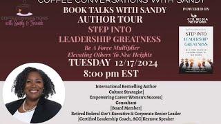 Coffee Conversations and Book Talks With Sandy Author Tour - Guest Author Dr. Jennifer Jones Bryant