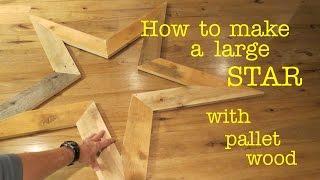 How to Make ● a STAR from Pallet Wood