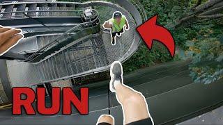 PARKOUR VS SECURITY | POV CHASE