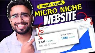 Micro Niche Blogging 2025: 4 Million Traffic in 1 Months #blogging