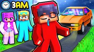 Cash Is SLEEPWALKING At 3AM In Minecraft!