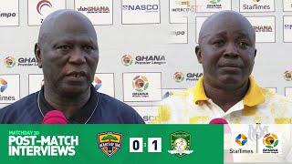 Accra Hearts of Oak  0-1 Aduana FC |post-match interviews | Ghana Premier League