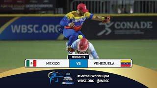 Highlights | Game 6 Mexico vs Venezuela | 2024 WBSC Men's Softball World Cup - Group A