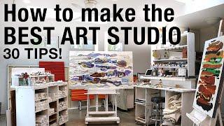 How to make the BEST ART STUDIO +30 tips!