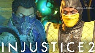 New Sub-Zero Buffs & Epic Scorpion Klassic Gear - Injustice 2 "Sub-Zero" Gameplay (Online Ranked)