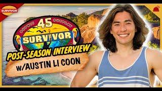 Survivor 45 | Austin Li Coon Post-Season Interview