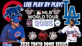 Los Angeles Dodgers vs Chicago Cubs  MLB  TOKYO SERIES LIVE  Play by Play Watch