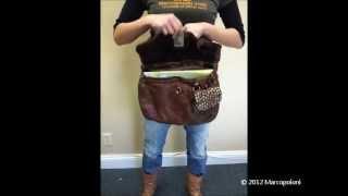 Marcopoloni Product Review: MONTANARI Satchel with Removable Studded Pocket by Campomaggi