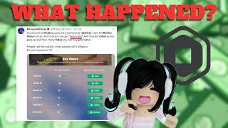 WHAT JUST HAPPENED TO ROBUX?!(NEW UPDATE)