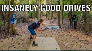 INSANELY GOOD DISC GOLF DRIVES COMPILATION