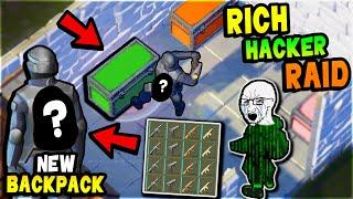 RAIDING A RICH HACKER'S BASE (New Best Backpack) - Last Day on Earth Survival