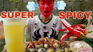 Extreme Spicy Balut Mukbang Matching Special Chicharon Philippines | Kaburaot TV