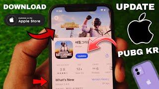 HOW TO DOWNLOAD PUBG KR IN IPHONE | HOW TO UPDATE PUBG KOREAN IN IPHONE IOS