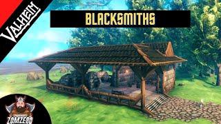 Valheim - A Blacksmiths Easy Build Fit For Any Town/Village or Base Build