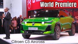 Citroen C5 Aircross Concept World Premiere Paris Motor Show