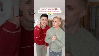 They Said We Should Be With A Woman  #shorts #lgbt #couplegoals