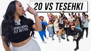 20 PEOPLE VS 1 REALITY STAR: TESEHKI