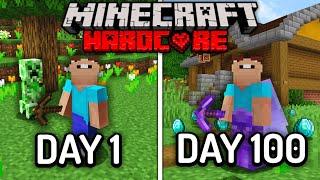 I Survived 100 Days in Hardcore Minecraft... Here's What Happened