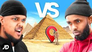 GUESS THE COUNTRY Chunkz Vs Darkest | GLOBETROTTERS