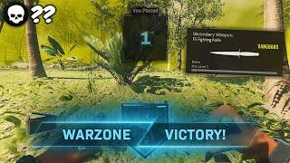 My FIRST SOLO KNIFE ONLY WIN on Warzone Pacific! 