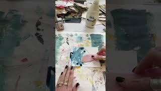 Created a postcard….. #postcard #mixedmedia