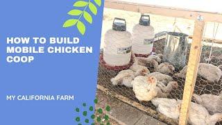 How To Build A Portable Chicken Coop - Small Chicken Coop DIY Top Video